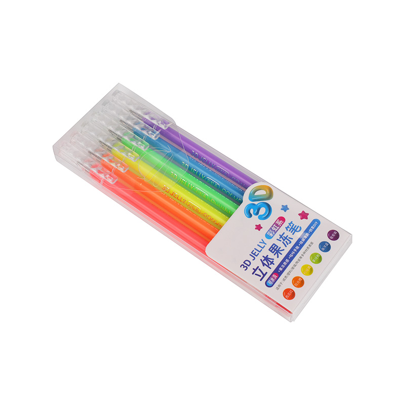 Languo 3D Rainbow Series Lavable Creativo DIY Jelly Pen