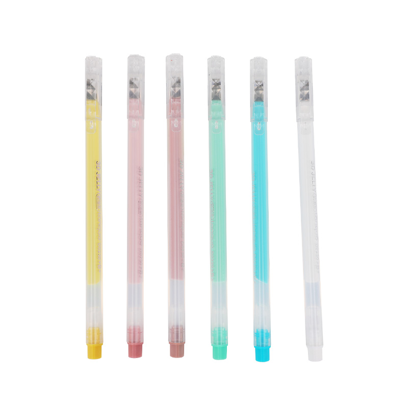 Languo 3D Rainbow Series Lavable Creativo DIY Jelly Pen